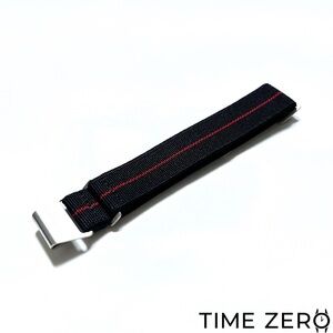 New Black/Red M.N. Watch Strap (The Mariner Collection)